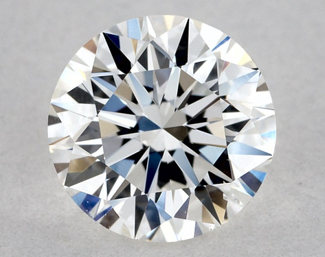 0.7ct Round Cut F SI1 G-EX-EX GIA