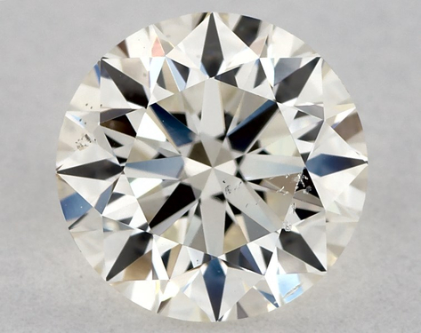 0.7ct Round Cut J SI1 Very_Good-EX-EX GIA