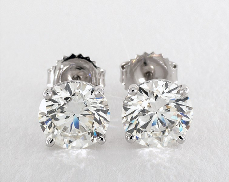 2.5ct Round Cut H SI2 EX-EX-EX GIA