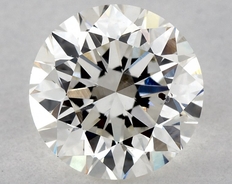 0.72ct Round Cut H SI1 Very_Good-EX-EX GIA