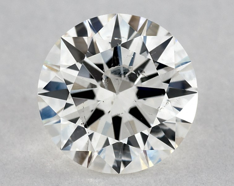 1.01ct Round Cut I SI2 EX-EX-EX GIA