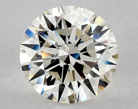3.4ct Round Cut J VS1 EX-EX-EX GIA