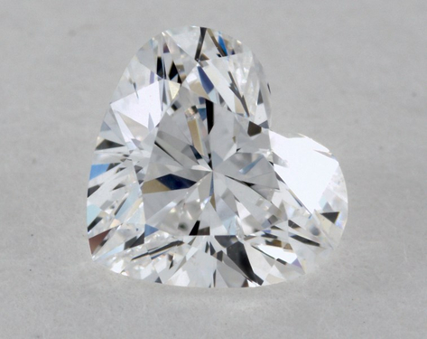 0.7ct Heart Cut D SI1 EX-G GIA