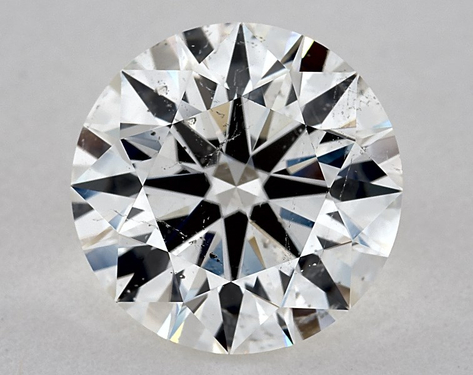 2.48ct Round Cut I SI1 EX-EX-EX GIA