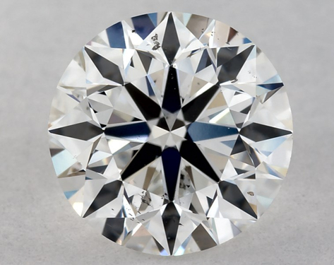 0.9ct Round Cut F SI1 EX-EX-Very_Good GIA