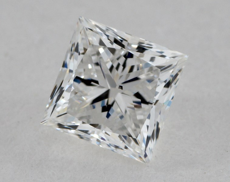 0.8ct Princess Cut F SI1 EX-Very_Good GIA