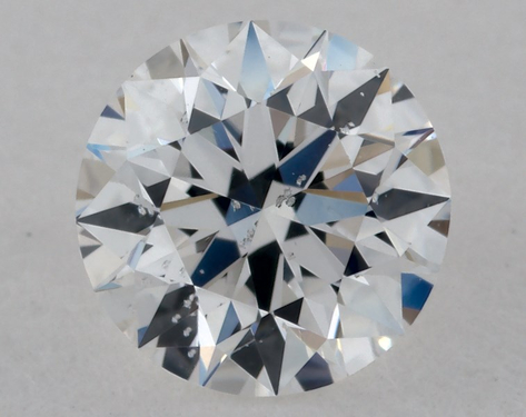 0.7ct Round Cut D SI2 EX-EX-EX GIA