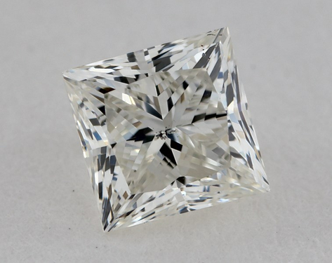 0.9ct Princess Cut J SI1 EX-G GIA