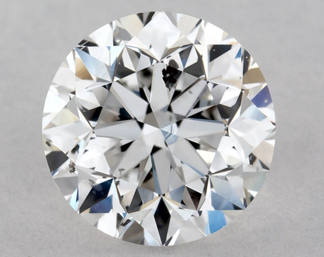 0.9ct Round Cut D SI2 G-EX-EX GIA