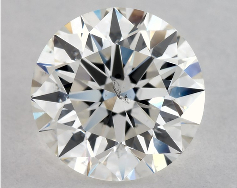 1.1ct Round Cut I SI2 EX-EX-EX GIA