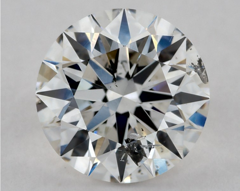 1.02ct Round Cut G I1 EX-EX-EX GIA
