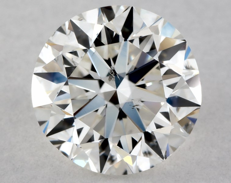 0.9ct Round Cut H SI2 G-EX-Very_Good GIA