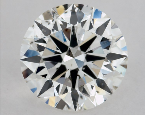 0.7ct Round Cut F SI1 EX-EX-EX GIA