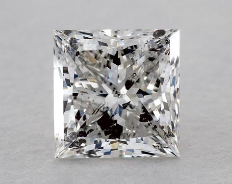 1.13ct Princess Cut H I1 EX-Very_Good GIA