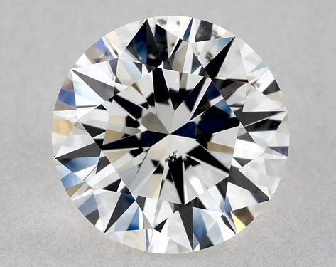 1.01ct Round Cut H SI1 EX-EX-EX GIA