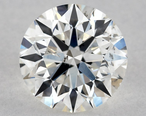 0.9ct Round Cut G SI2 EX-EX-EX GIA