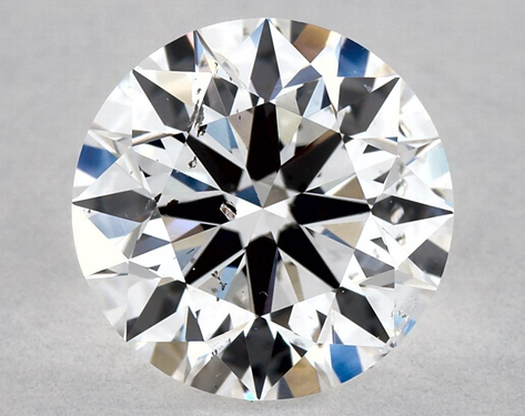1.1ct Round Cut D SI2 EX-EX-EX GIA