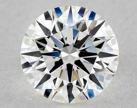 0.72ct Round Cut H IF EX-EX-EX GIA