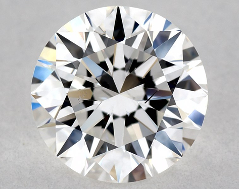 1.1ct Round Cut F SI1 EX-EX-EX GIA