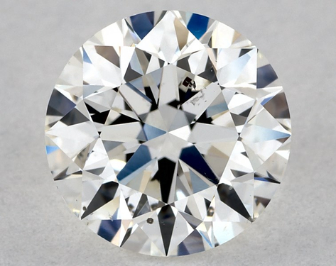 0.7ct Round Cut H SI1 EX-EX-EX GIA
