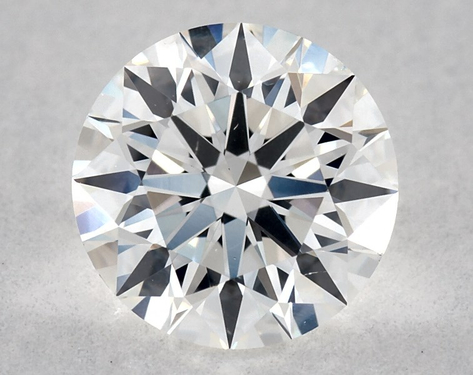 0.73ct Round Cut F SI1 EX-EX-EX GIA