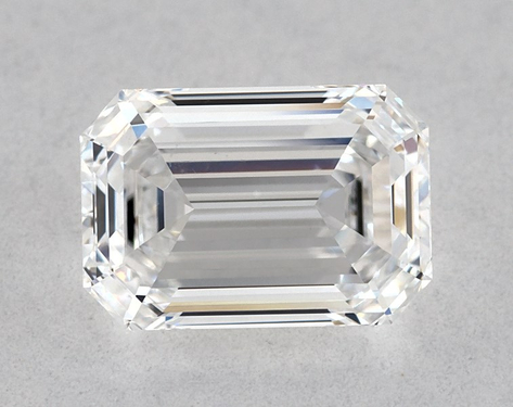0.72ct Emerald Cut D VS2 EX-EX GIA