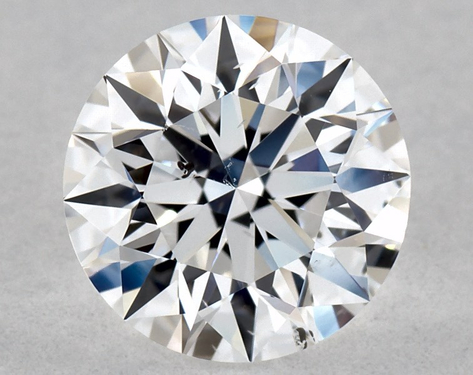 0.7ct Round Cut D SI1 EX-EX-EX GIA