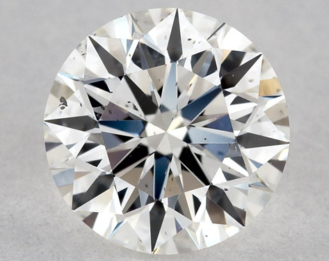 0.7ct Round Cut F SI1 EX-EX-EX GIA