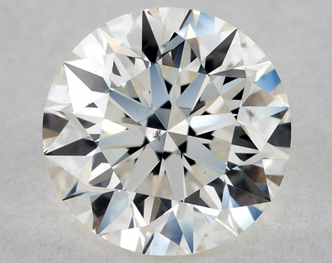 0.82ct Round Cut J SI1 EX-EX-EX GIA