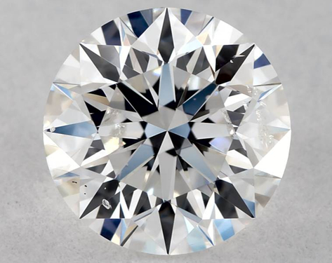 0.71ct Round Cut E I1 EX-EX-EX GIA