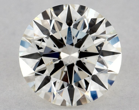 1.03ct Round Cut J SI1 EX-EX-EX GIA