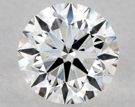 0.76ct Round Cut F VS1 EX-EX-EX GIA