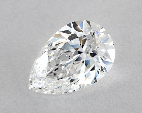 3.02ct Pear Cut D VS1 EX-EX GIA