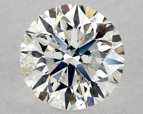 0.71ct Round Cut J I1 Very_Good-EX-Very_Good GIA