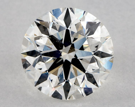 1.9ct Round Cut H SI2 EX-EX-EX GIA