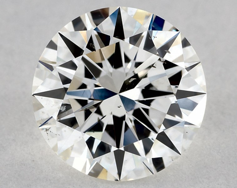 1ct Round Cut H SI1 EX-EX-EX GIA