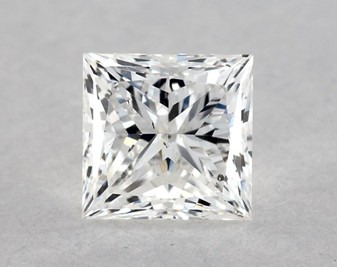 0.74ct Princess Cut F SI1 Very_Good-Very_Good GIA