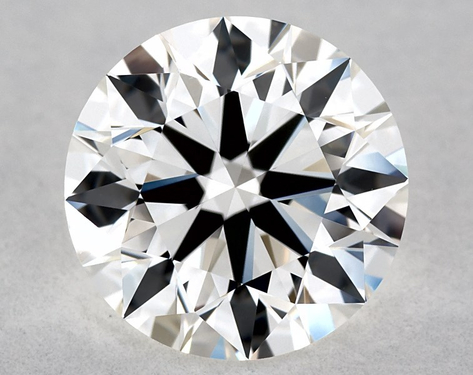 3.17ct Round Cut I VVS2 EX-EX-EX GIA