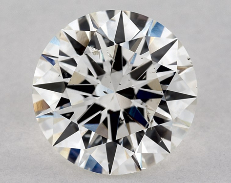 2.51ct Round Cut I SI2 EX-EX-EX GIA
