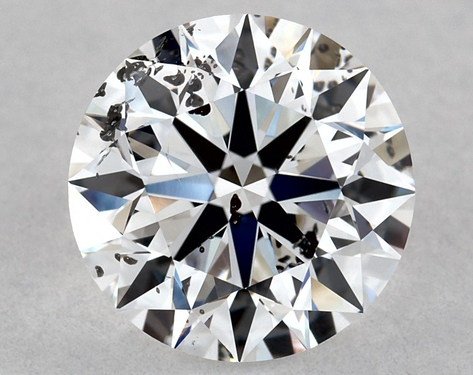 1.05ct Round Cut E I1 EX-EX-EX GIA
