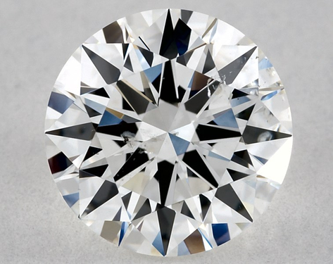 1.1ct Round Cut F SI2 EX-EX-EX GIA