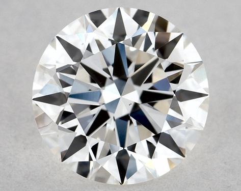 1.01ct Round Cut F VS1 EX-EX-EX GIA