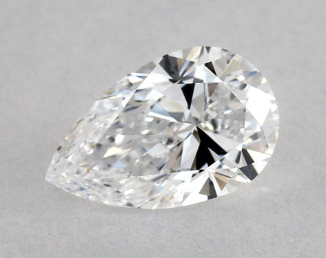 0.73ct Pear Cut D VVS1 EX-EX GIA