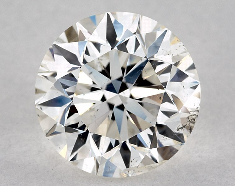 2.01ct Round Cut H I1 Very_Good-Very_Good-EX GIA
