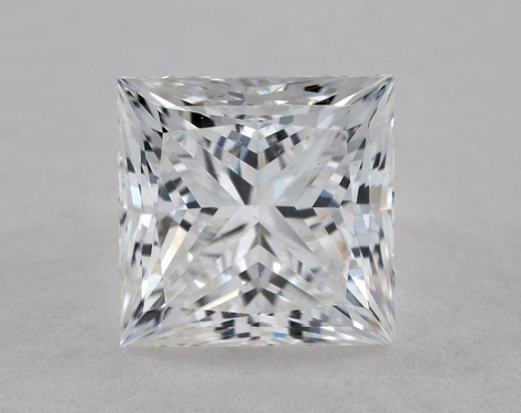 1.75ct Princess Cut F SI1 EX-EX GIA