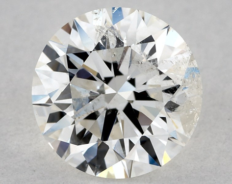 0.7ct Round Cut I I1 EX-EX-Very_Good GIA