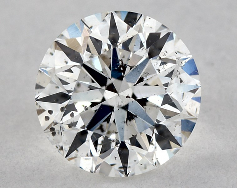 0.91ct Round Cut F SI2 Very_Good-EX-Very_Good GIA