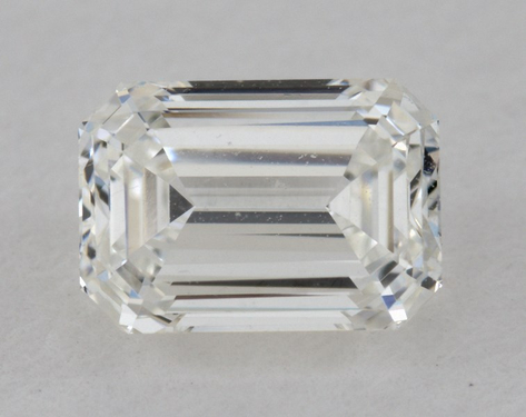 0.86ct Emerald Cut H VVS1 EX-G GIA