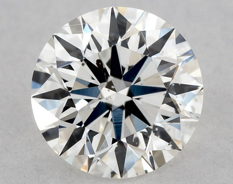 0.78ct Round Cut H SI2 EX-EX-EX GIA