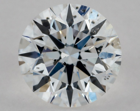 0.7ct Round Cut D SI2 EX-EX-EX GIA